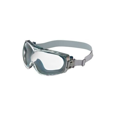 Honeywell North Uvex Stealth Hydroshield Safety OTG, Navy Frame, Clear Lens, Scratch-Resistant, Hard Coat S3970HS